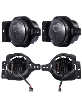 Suitable for Jeep Wrangler 4-inch JL fog light LED modification fog light Jeep auxiliary light off-road front bumper light