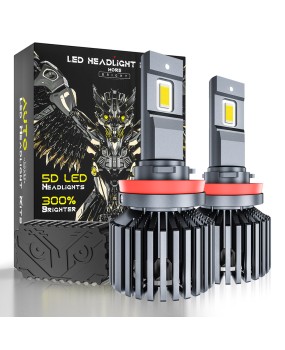 High brightness new car LED headlights H8H9H11 high-power headlights 110W decoding headlights LED fog lights