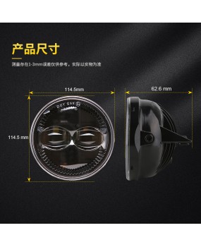 Chengguang LED front bumper fog light is suitable for Ford F150 fog light circular modification anti fog light cross-border supply