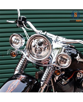 Suitable for Harley Davidson 4.5-inch fog light 30W auxiliary light Harley Davidson motorcycle modification side LED fog light