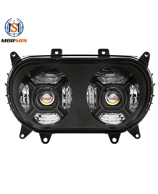 5.75-inch Harley dual head LED dual lights suitable for 2015+Harley Davidson glider modification