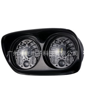 Manufacturer direct sales 5.75-inch suitable for Harley Davidson LED headlights, Harley Davidson gravity sensing swing lights