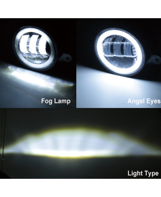 4.5 inch Harley fog light Harley motorcycle fog light with angel eye aperture LED 30W auxiliary light