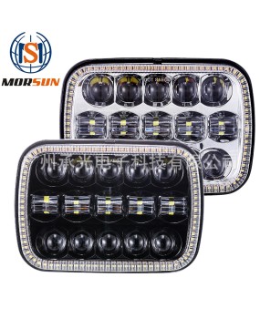 5x7 Wrangler LED Headlights 7-inch Square Light Modified Car 6X7 LED Truck Front Headlights