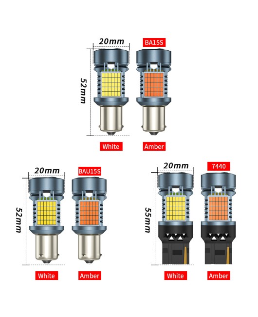 Cross border hot selling car LED turn signal decoding anti flicker high brightness 1156 2016 reversing driving light bulb