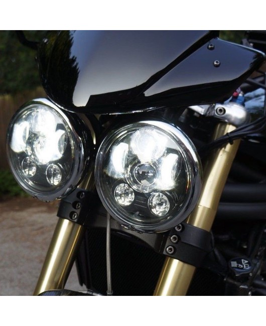 5.75-inch Harley modified headlights LED high and low beam lights 45W new motorcycle headlights