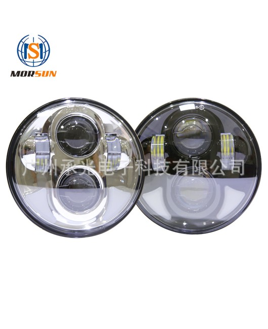 5.75-inch Harley headlights LED headlights Harley motorcycle modification with daytime running lights headlights