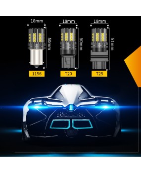 Light bulb super bright LED running light decoding driving small light 3030LED bulb 24 lights built-in cross-border direct sales universal