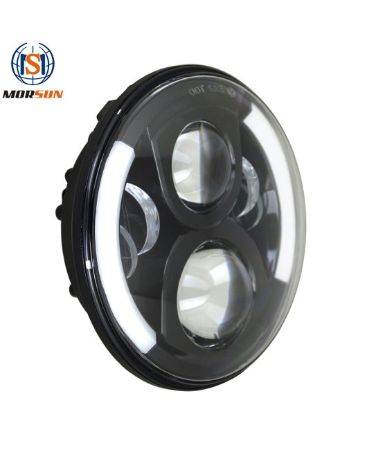 7-inch Wrangler dual color angel eye LED headlights suitable for Jeep Wrangler headlights