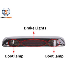 Suitable for 94-97 Ford third LED high mounted brake light, high brightness brake tail light 94-96 F150