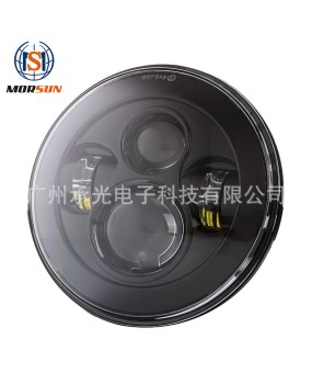 Factory direct sales suitable for Jeep Wrangler headlights 7-inch Harley modified headlights LED45W circular headlights