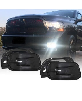 Suitable for Dodge Ram 2013-2018 LED front bumper lights, car modification fog lights