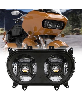 Harley Davidson Highway Gliding Double Headed LED Lights Suitable for 2015+Harley Gliding Motorcycles