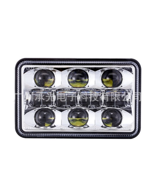 2018 New 4 × 6 Wrangler Square Light LED Truck Headlights Suitable for Jeep Modified Car Headlights Work Lights