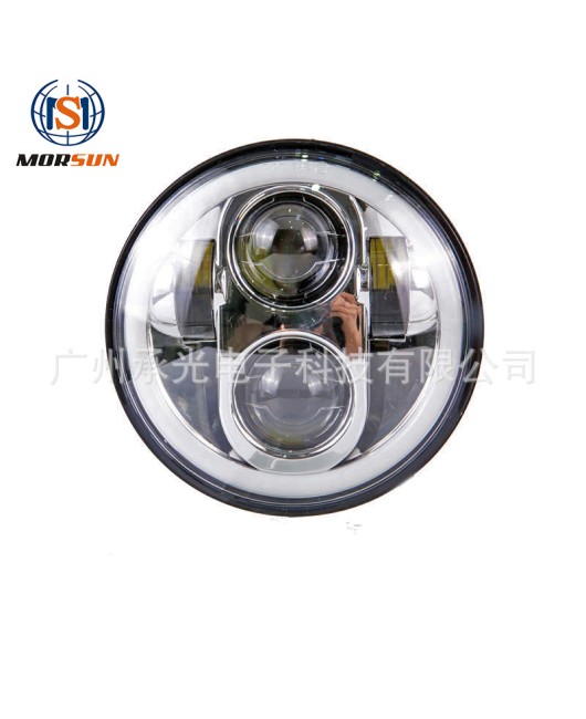 5.75-inch Harley Davidson LED headlights 40W Harley motorcycle modified angel eye high and low beam headlights