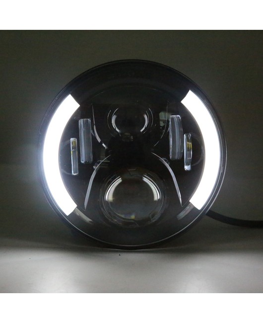 7-inch Wrangler dual color angel eye LED headlights suitable for Jeep Wrangler headlights