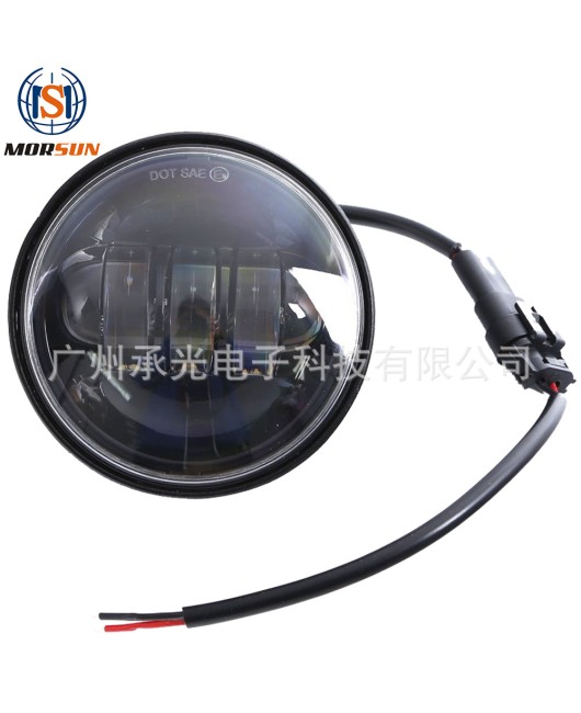 4.5 inch Harley fog light 30W fog light LED auxiliary light Harley locomotive modified fog light factory direct sales