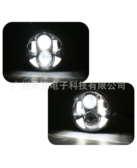 5.75-inch Harley headlights LED headlights Harley motorcycle modification with daytime running lights headlights