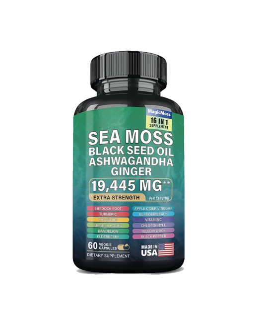 Spot cross-border hot selling Xilaizhi Seaweed Capsules SEA MOSS can provide FDA/COA related qualifications