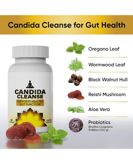 TK Amazon hot selling product 60 capsules CandidaCleanse factory wholesale available for O EM