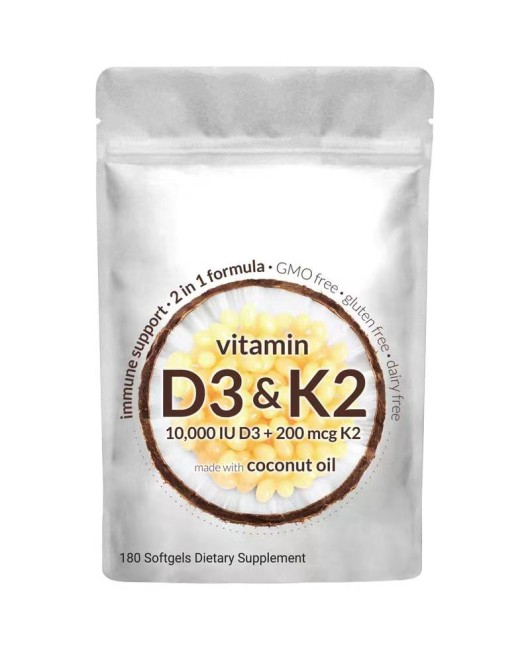 Spot D3K2 capsules TK popular cross-border exclusive Vitamin hot selling source wholesale factory high quality