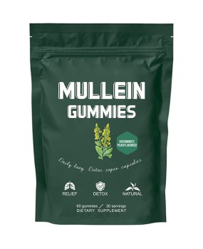 Amazon's hot selling Mullein Gummies, 60 pieces of verbasco gummies, sourced from a factory for cross-border exclusive use