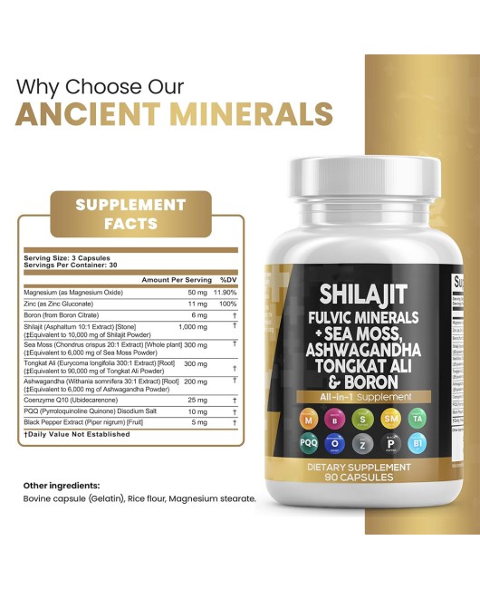 Xilaizhi Capsules Cross border Exclusive for Shilajit Capsules Seaweed Capsules Source Factory