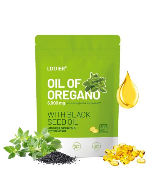 Spot TK Cross border Hot selling Oregano Oil 300 capsules Oregano Oil supports OE M