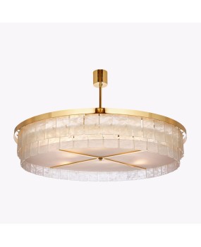 New Product: Postmodern Multi layer Circular Luxury Design Villa Hotel Clubhouse Metal Crystal Pendant Light