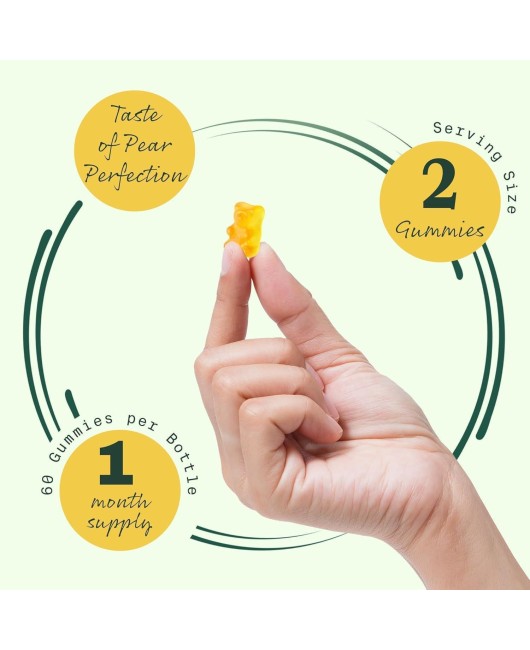 Amazon's hot selling Mullein Gummies, 60 pieces of verbasco gummies, sourced from a factory for cross-border exclusive use