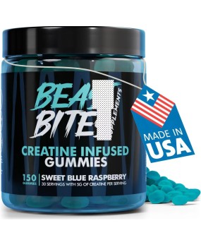 Spot creatine gummy blueberry flavor Creative gummy cross-border supply label design