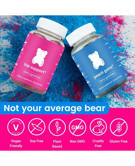 TK Hot selling Women's Berry Butt Lifting Soft Candy Booty Gummies Support OEM Source GMP Source Factory