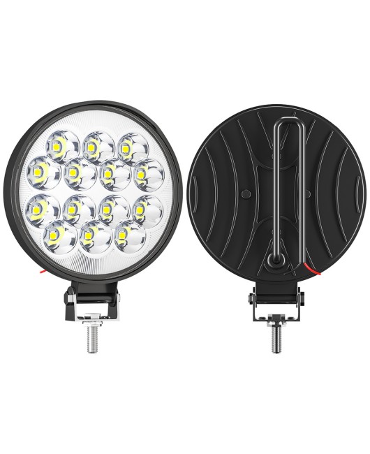 DXZ car spotlight 3-inch circular 14LED work light 42W auxiliary light modification headlight motorcycle headlight