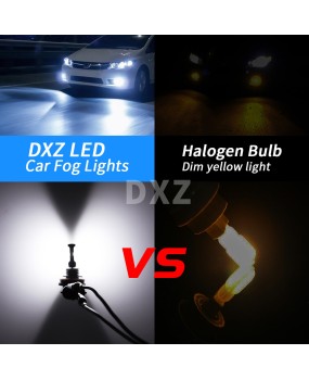 DXZ manufacturer direct sales car LED fog lights H4 3570 2LED car anti fog lights LED headlights motorcycle