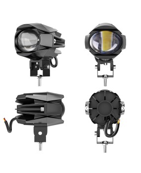 DXZ waterbird 1 light LED motorcycle electric vehicle spotlight modification dual beam external lens strong light headlight paving street lamp