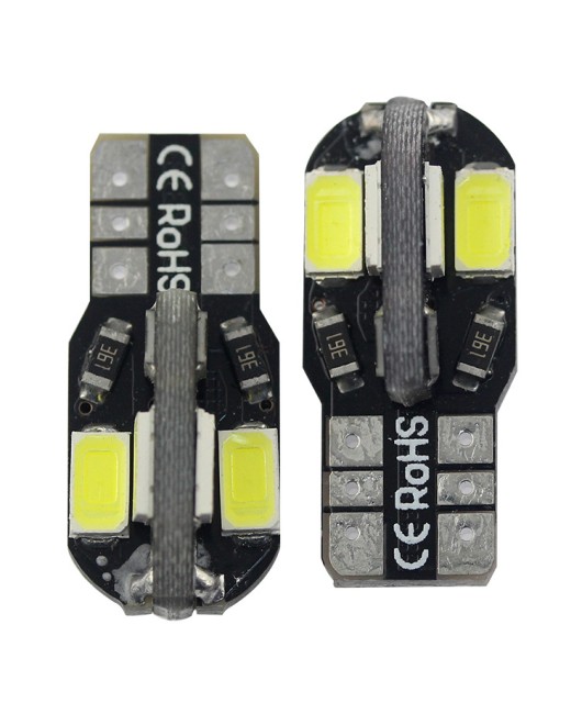 New Canbus decoding T10 5630/5730 8SMD width indicator light license plate light car LED bulb