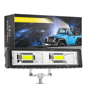 DXZ linear daytime running light strip 6-inch COB 48W car LED work light fork light off-road vehicle modification