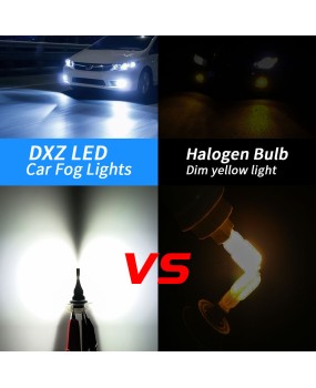 DXZ hot selling car LED bulb 9005/HB3 9006/HB4 H10 LED fog light headlight headlight