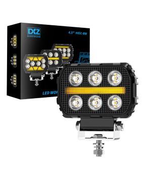 DXZ Cross border Explosive 45C-BW-F6 Black Warrior LED Driving Light Modified High quality Off road Light Spotlight