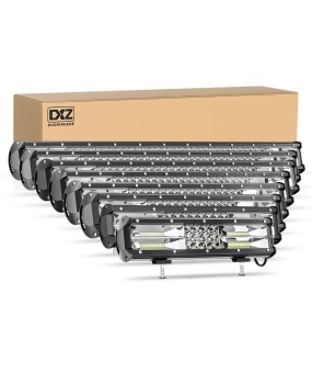 DXZ car LED strip light off-road roof spotlight three mesh mixed light 180W360W driving light bar light