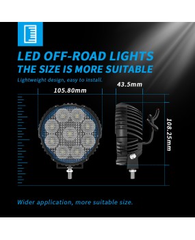 DXZ4R1 brand new product high-power Kori LED car work light 4-inch off-road vehicle spotlight heavy truck auxiliary light