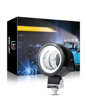 DXZ motorcycle light 3-inch 7D 20W circular with aperture car LED work light LED maintenance light driving light