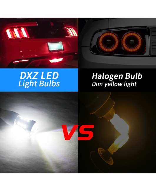 DXZ car LED headlights T15 reversing lights W16W 3030 18SMD LED turn signal decoding taillights