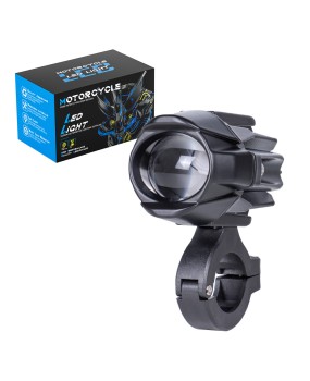 DXZ waterbird 1-light mini motorcycle spotlight with high brightness and distance modification, external LED headlight dual color spotlight