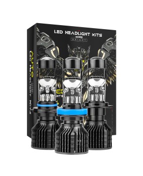 DXZ car LED headlights Y9 LED headlights H7H8H119005/HB3 9006/HB4 lens LED fog lights