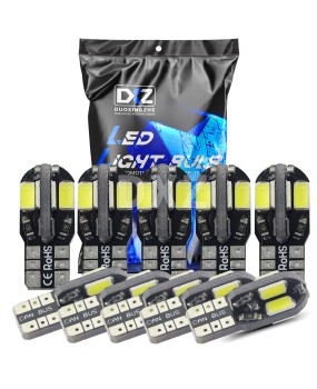 New Canbus decoding T10 5630/5730 8SMD width indicator light license plate light car LED bulb