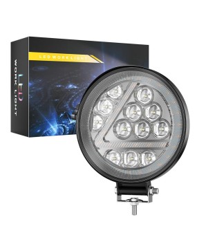 DXZ 4-inch large field of view with DRL daytime running lights, circular work lights, automotive LED work lights, auxiliary lighting for vehicles