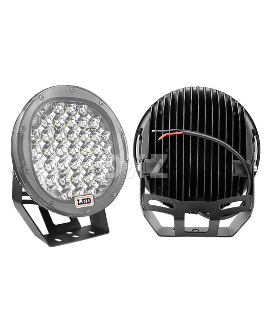 DXZ 9-inch work light 37LED 185W LED driving light off-road vehicle modification LED spotlight front bumper headlight