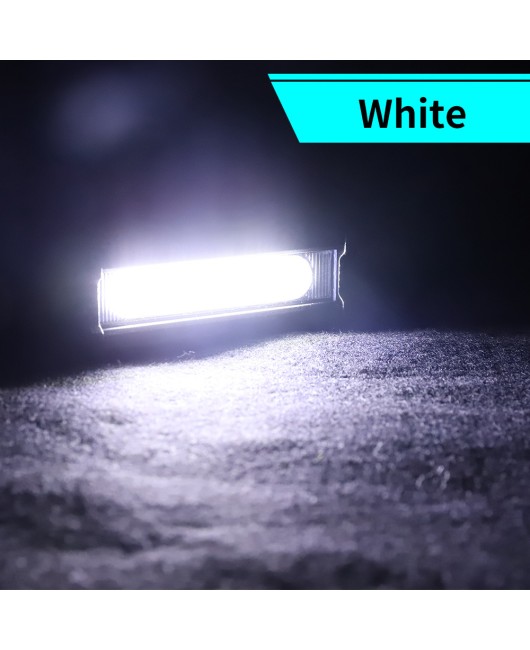 DXZ car LED strip light mini single row COB 9W work light modification daytime running light motorcycle auxiliary light