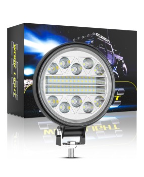 DXZ car wide field of view 4-inch LED work light 34LED off-road vehicle driving light front bumper light engineering auxiliary light